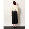 Nayla pleated wool trousers skirt