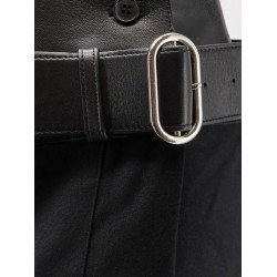 Nayla pleated wool trousers skirt