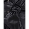 Satin shirt with maxi bow