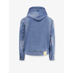 Hooded denim jacket
