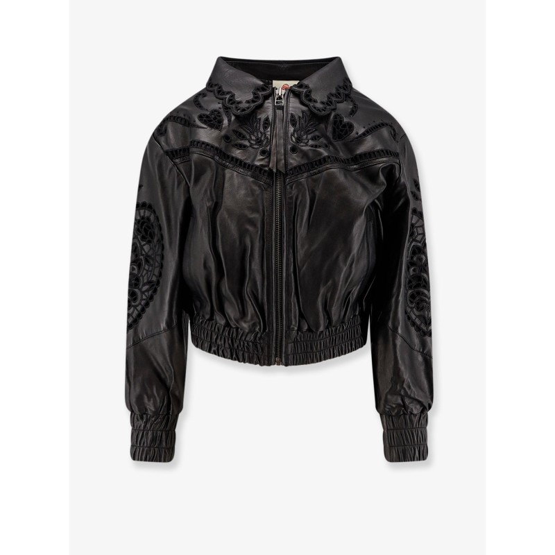Richilieu Heart leather jacket