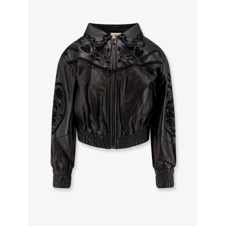 Richilieu Heart leather jacket