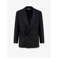 Tailored wool blend Unisex blazer