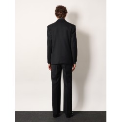 Tailored wool blend Unisex blazer