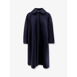 Crepe oversize coat