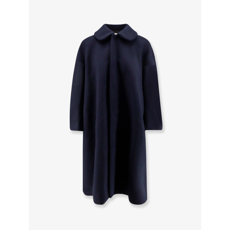 Crepe oversize coat
