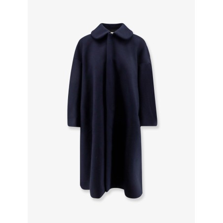 Crepe oversize coat