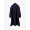Crepe oversize coat