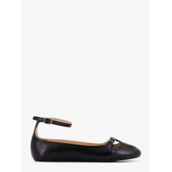 Misty leather ballerinas