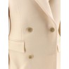 Hourglass wool double-breasted coat