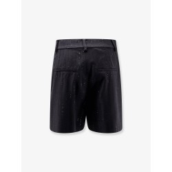 Siberia virgin wool shorts with sequins