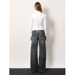 Curved Waist Pants jeans