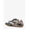 Gymnasium technical fabric and python-print Aisley sneakers