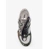 Gymnasium technical fabric and python-print Aisley sneakers