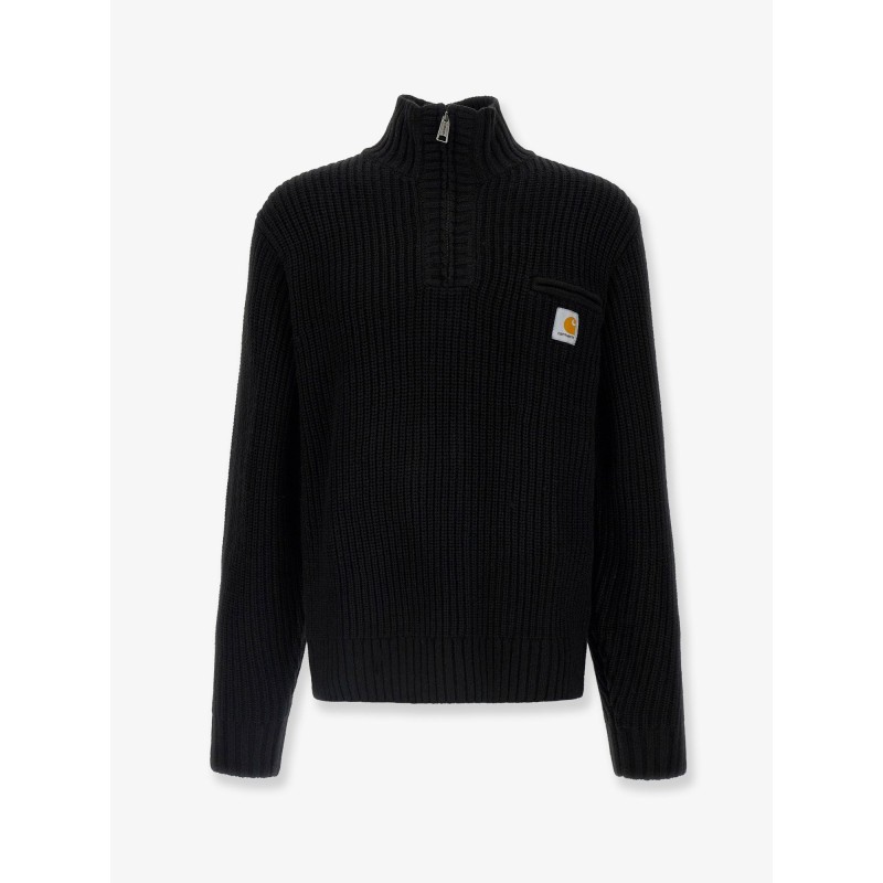 Detroit Half Zip acrylic blend sweater