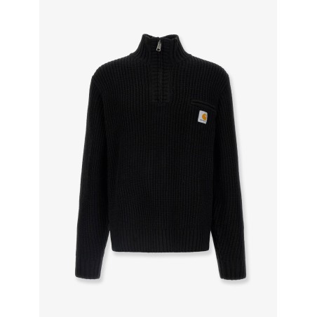 Detroit Half Zip acrylic blend sweater