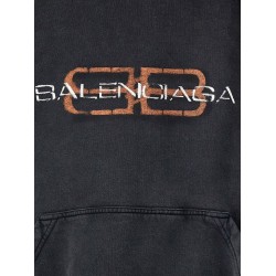 Cotton hooded sweatshirt