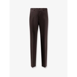 Gabardine wool trousers