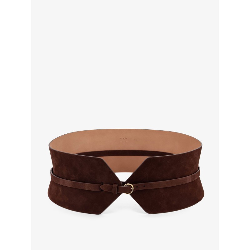 Bustier suede belt