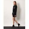 Informal light weight wool crepe blazer