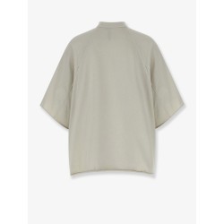 Cotton T-shirt with distressed effect