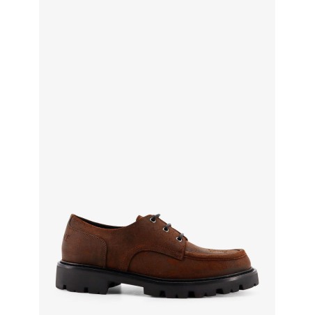 Derby 35 waxed suede Lace Up shoe