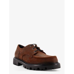 Derby 35 waxed suede Lace Up shoe