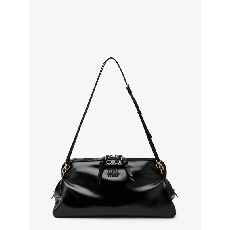 Leather shoulder bag