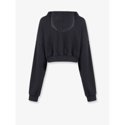 Cropped cotton sweatshirt