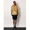 Cheetah Foulard Lavallière silk shirt