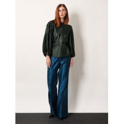Duchesse silk trousers