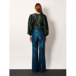 Duchesse silk trousers