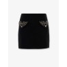 Virgin wool mini skirt