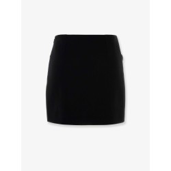Virgin wool mini skirt