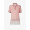 Lingerie cashmere and silk polo shirt
