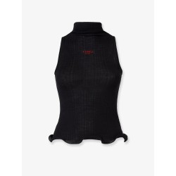 Ribbed virgin wool top