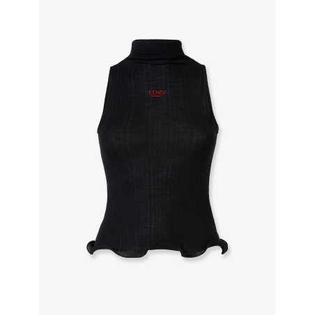 Ribbed virgin wool top