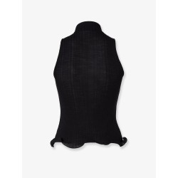 Ribbed virgin wool top