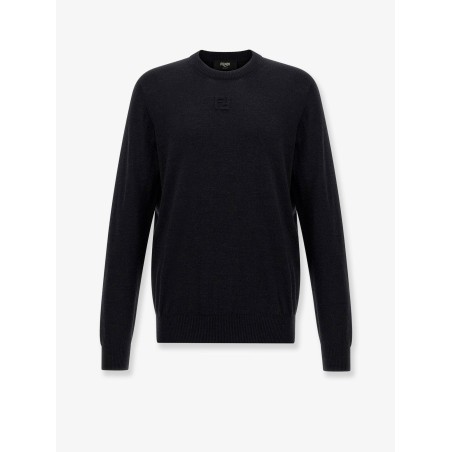 Wool sweater with FF detail