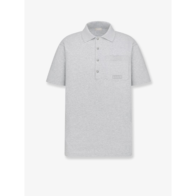 Mélnge cotton and silk polo shirt