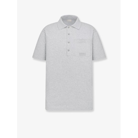 Mélnge cotton and silk polo shirt