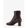 Leather ankle boots with Intrecciato motif
