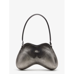 Double-D shoulder PU shoulder bag