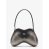 Double-D shoulder PU shoulder bag