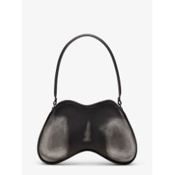 Double-D shoulder PU shoulder bag