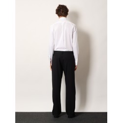 Straight Fit cotton trousers