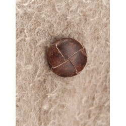 Wrinkled virgin wool blend coat