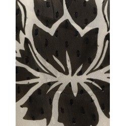 Viscose dress with Floral Arabesque motif