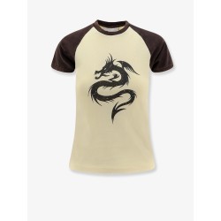 Cotton T-shirt with used effect