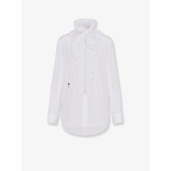 Cotton shirt with removable detail